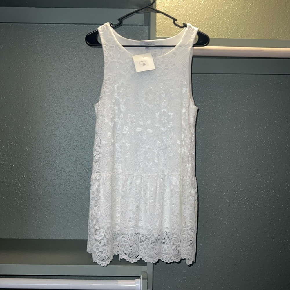 White Lace Tank